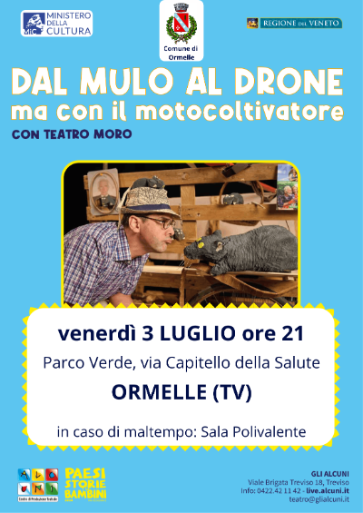 Dal mulo al drone ma con il motocoltivatore