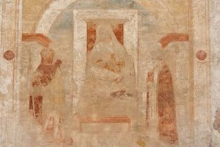 Madonna con Bambino tra San Giovanni Battista e Santo Vescovo (XVI sec)